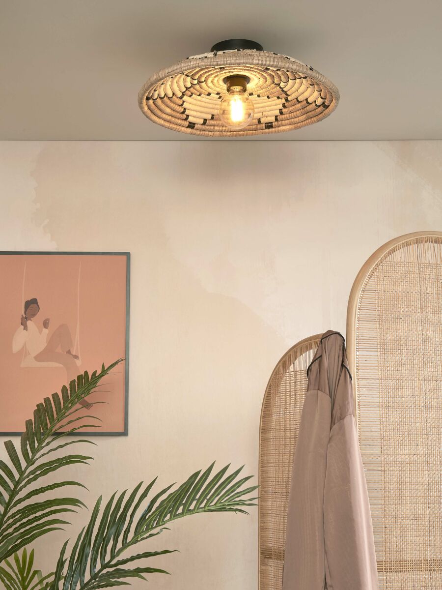 Deckenleuchte Andros Naturweiss 45 cm