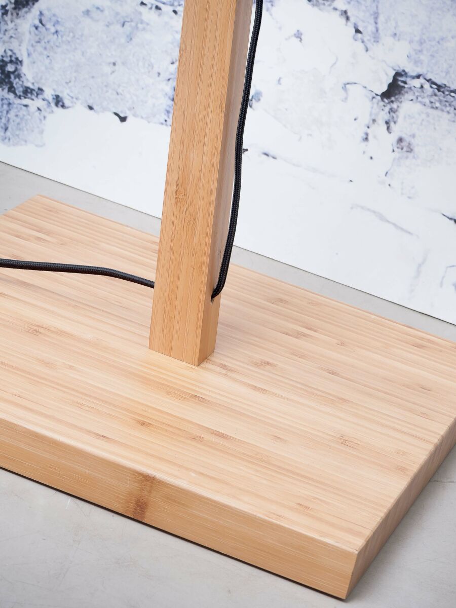 Stehleuchte Merapi S naturdiamond schwarz natur