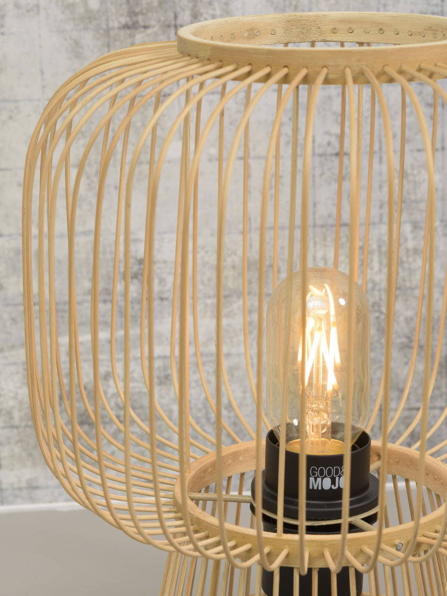 Tischleuchte Cango h 30x26cm natur