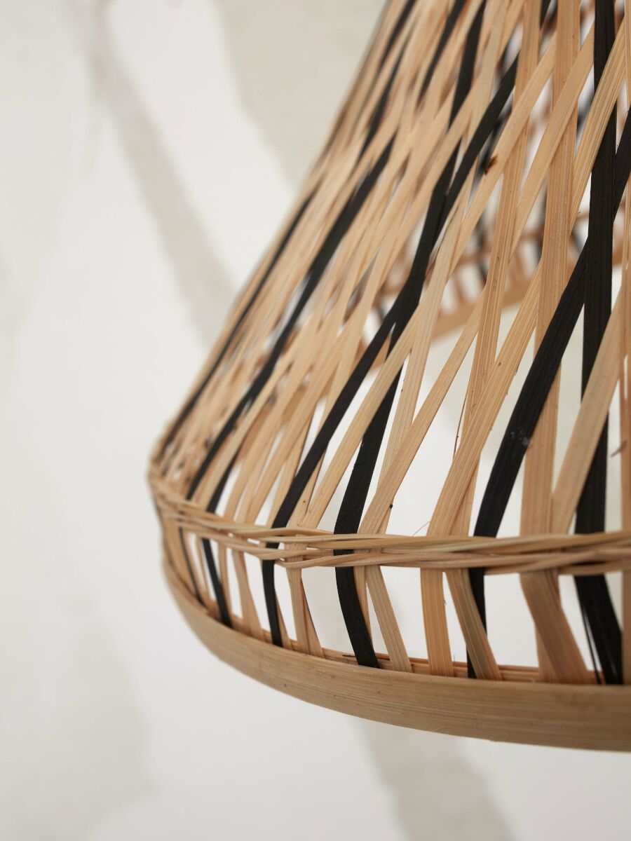 Stehleuchte Tahiti natur schwarz natur 45 cm