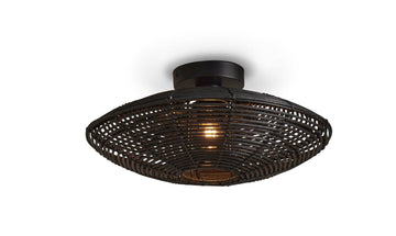 Deckenleuchte Tanami Scheibe S schwarz