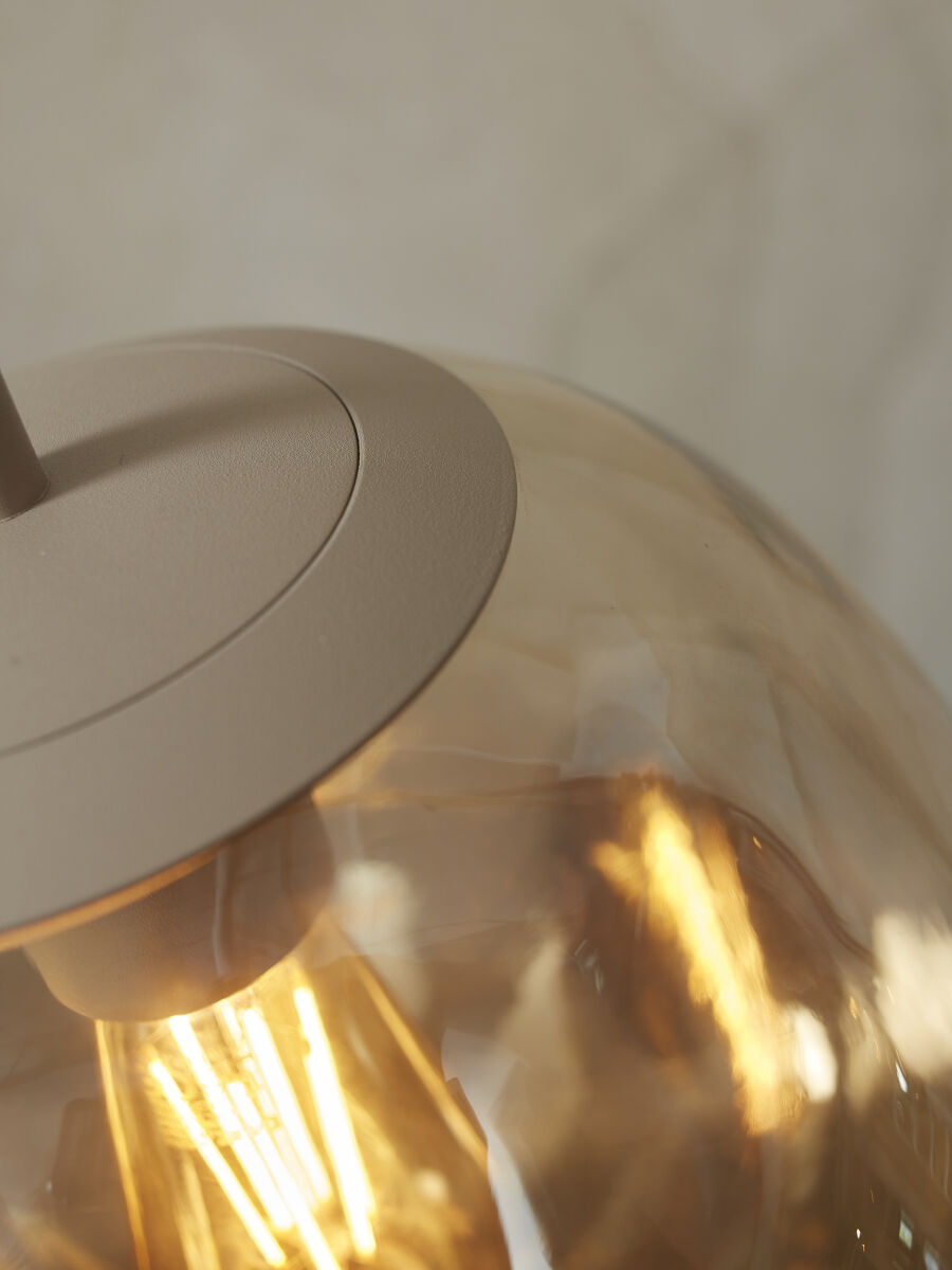 Hängeleuchte Helsinki Stein bernstein