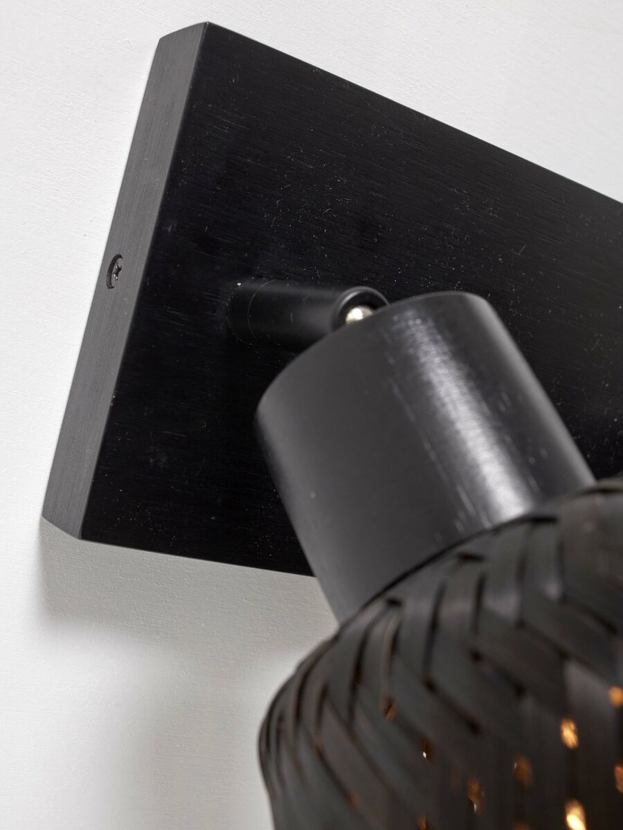 Deckenleuchte Java 2 Schirm schwarz 15 cm