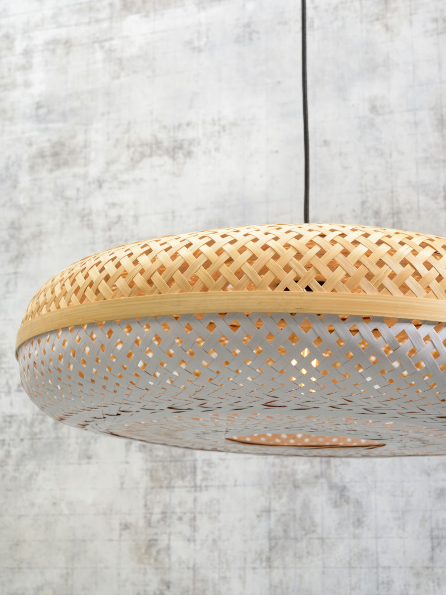 Hängeleuchte Palawan natur weiss 60 cm