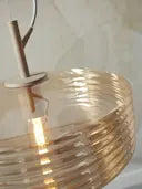 Pendelleuchte Verona gerippt