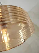 Pendelleuchte Verona gerippt